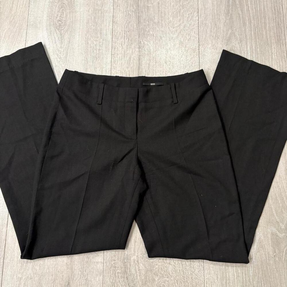Hugo Boss dark brown wool pants. Size 4